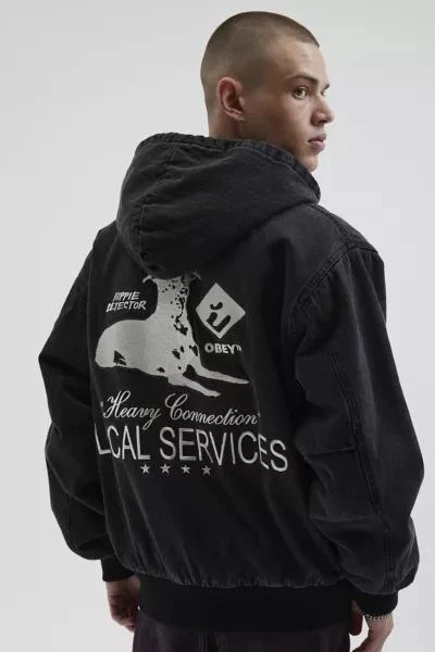 Obey OBEY Local Service Full Zip Hooded Jacket 1
