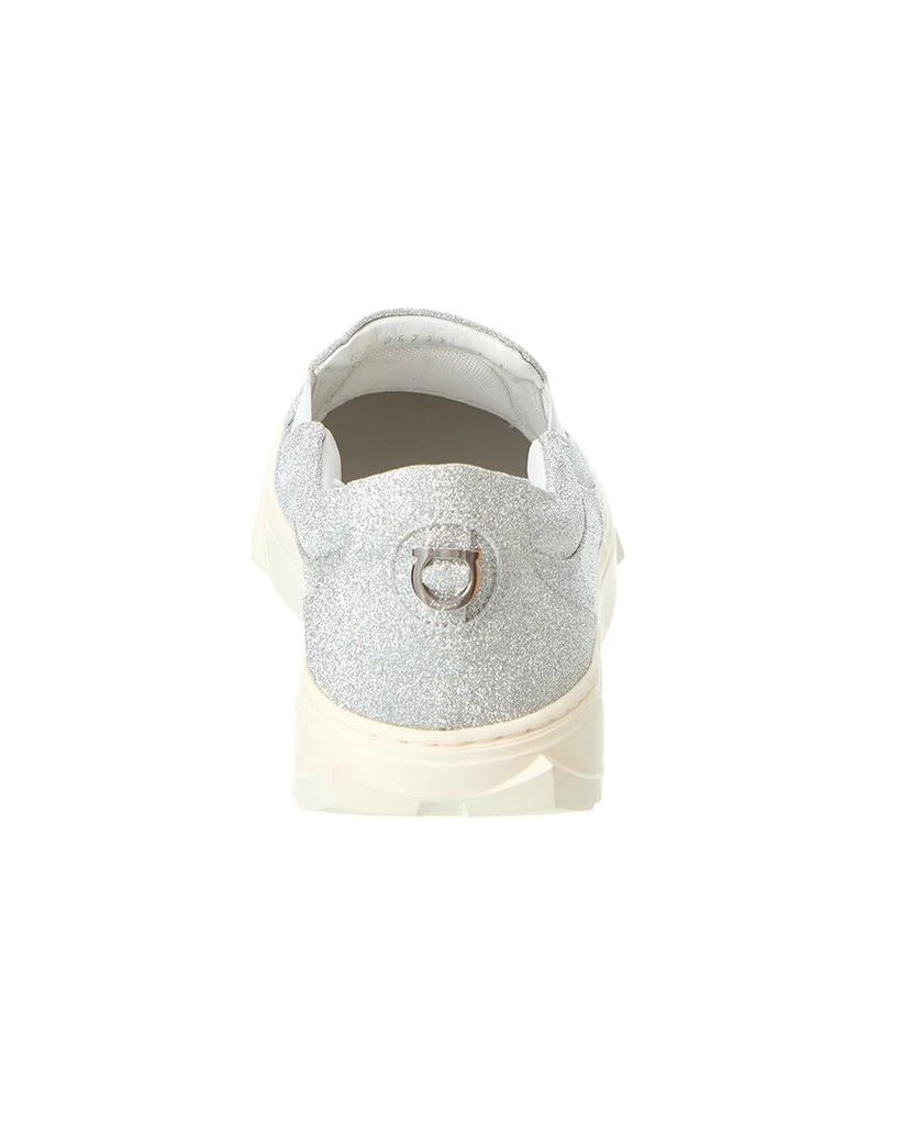 Salvatore Ferragamo Ferragamo Momo Glitter Slip-On Sneaker 2