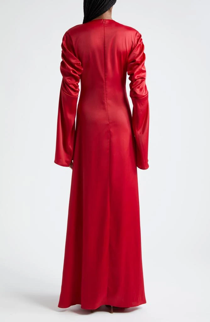 ORIRE The Jou Long Sleeve Satin Gown 2