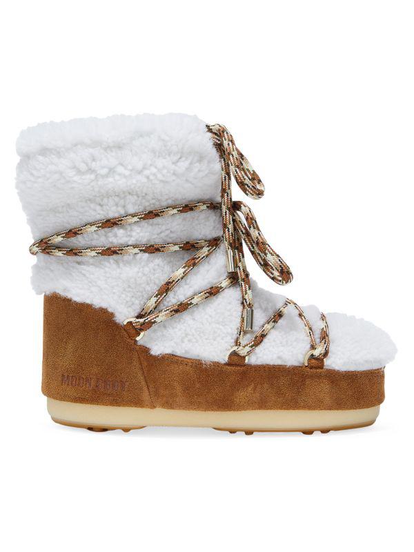 Moon Boot Unisex Light Low Shearling Snow Boots