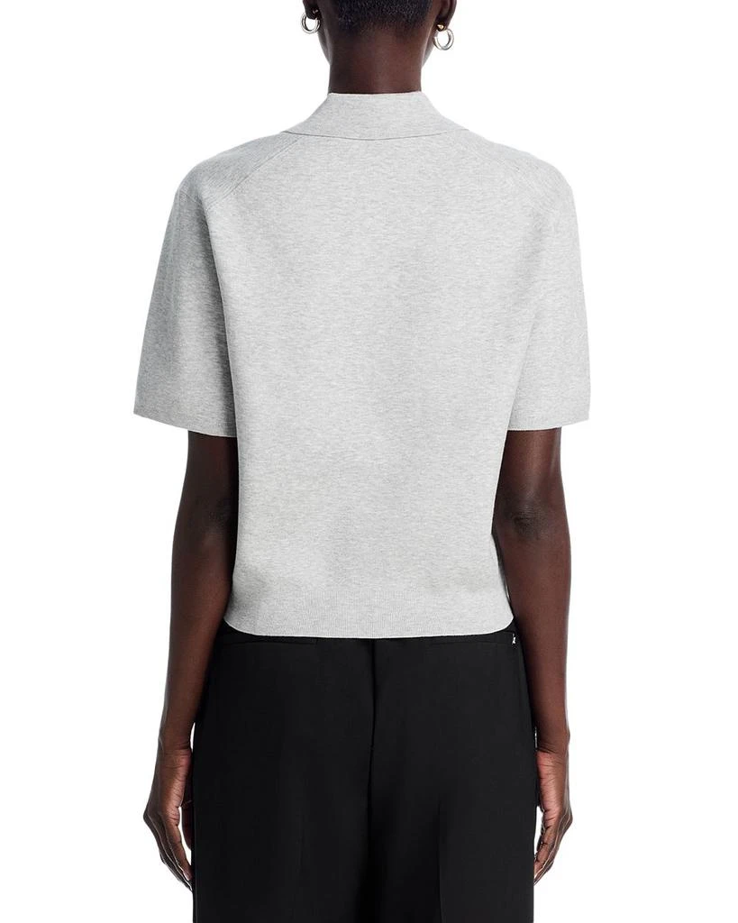 Theory Oversized Short Sleeve Polo Sweater 3