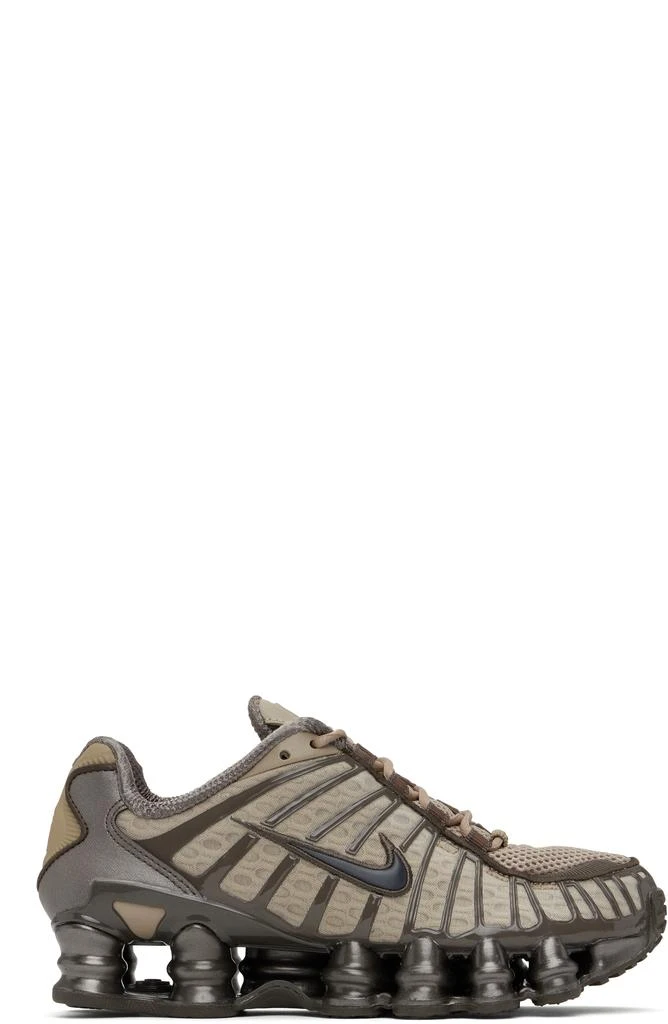 NIKE Khaki Shox TL Sneakers 1