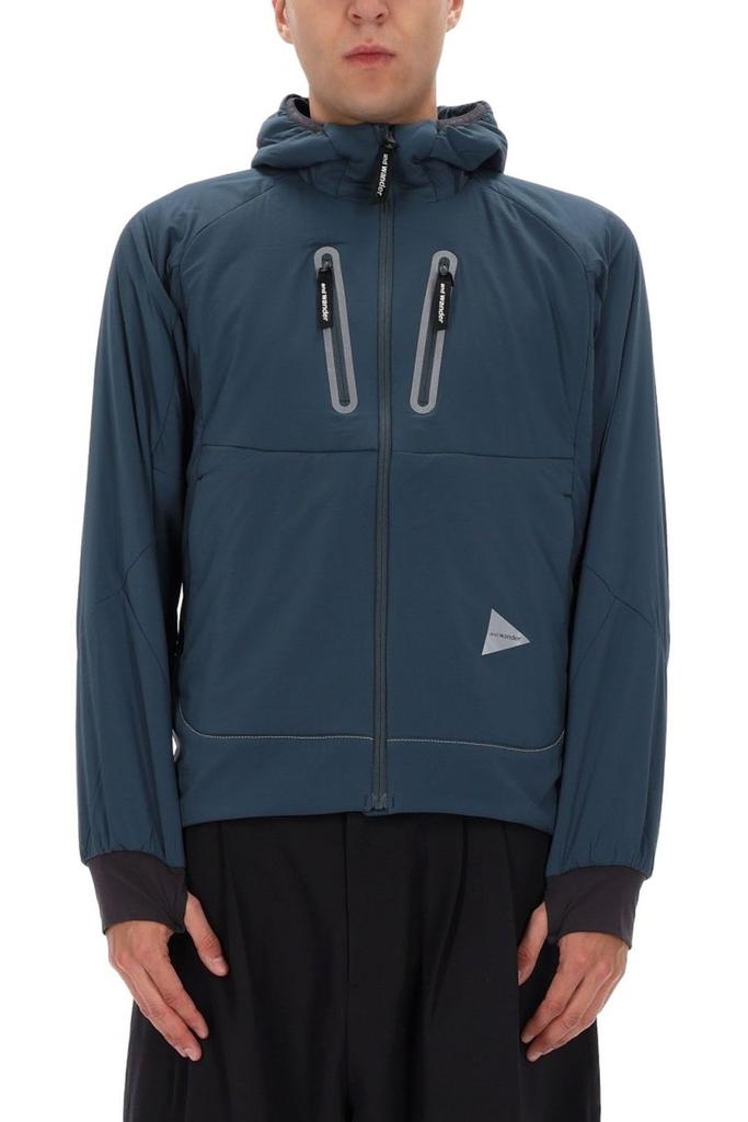 Shop Maison Kitsuné Trak Hoodie Navy on Sale at BeyondStyle – Get