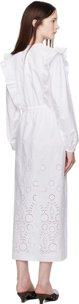 A.P.C. White Ginger Midi Dress 3