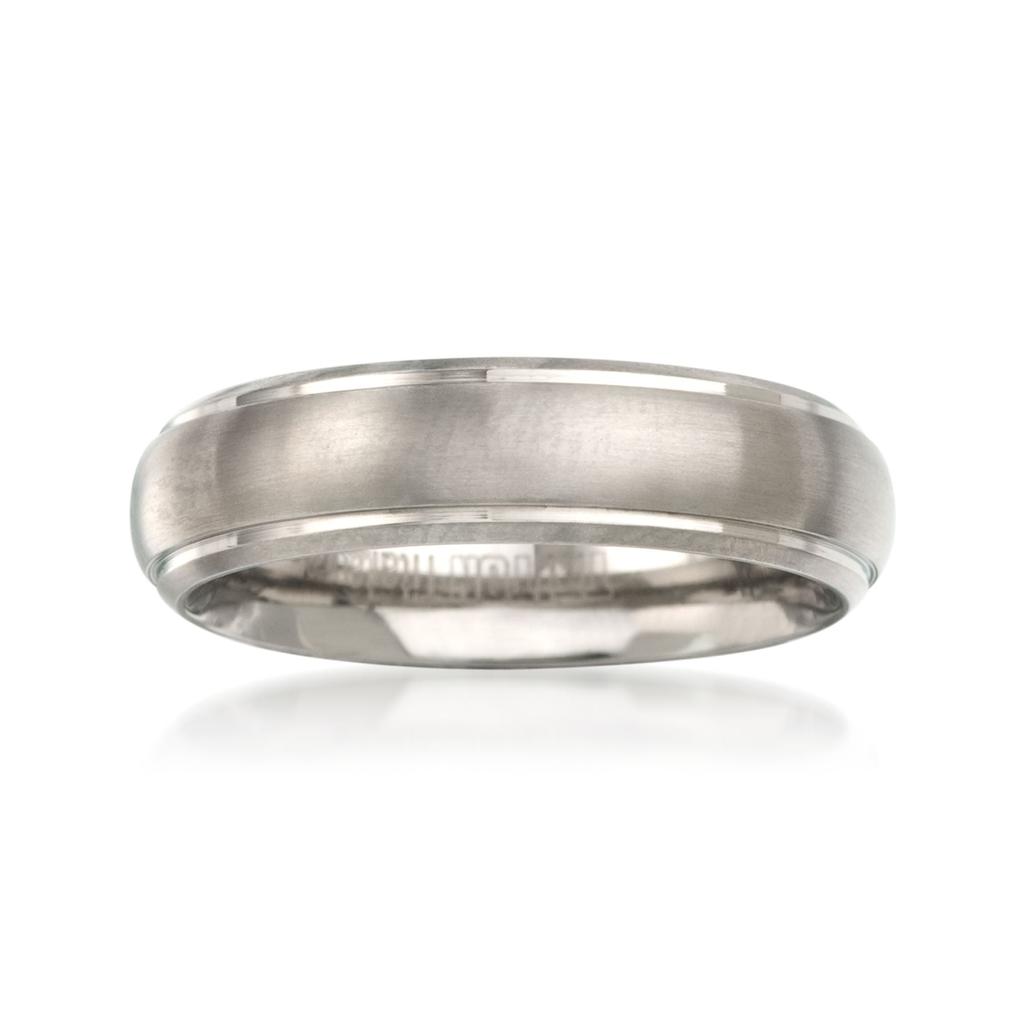 Ross-Simons Ross-Simons Men's 6mm Titanium Wedding Ring