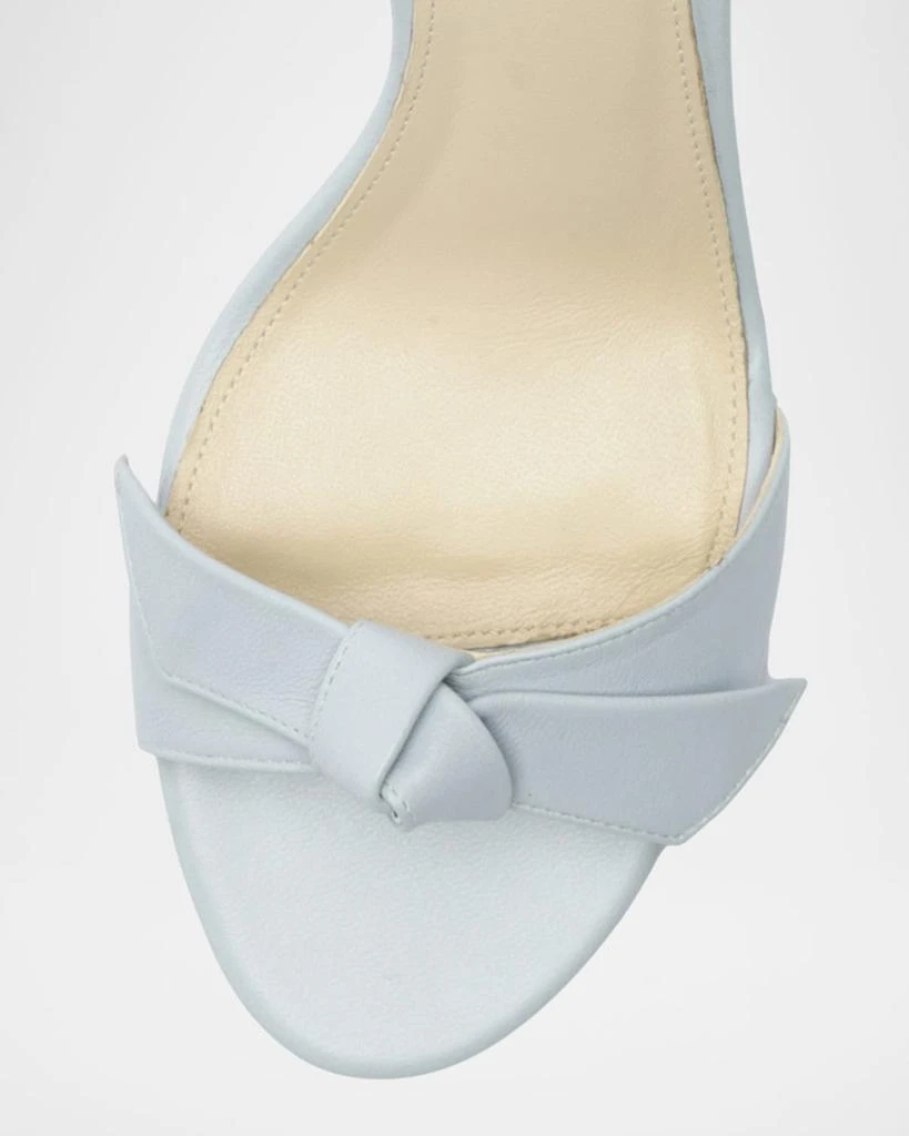 Alexandre Birman Clarita Knot Ankle-Strap Leather Sandals 5