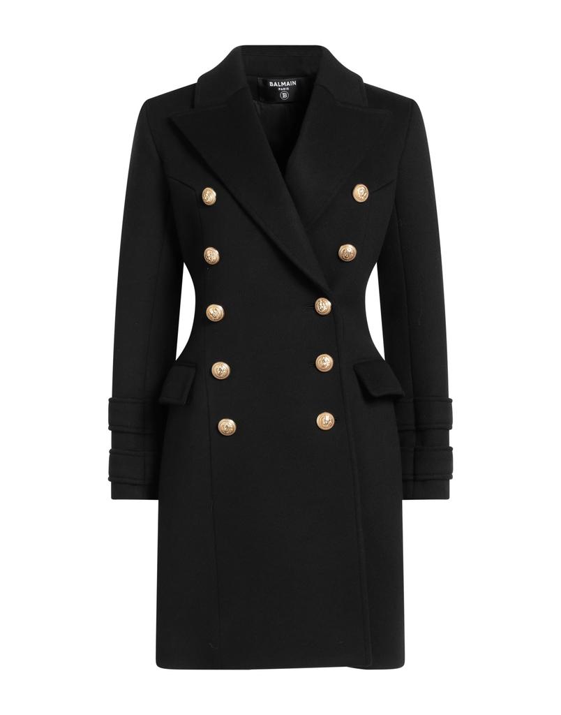 コート BALMAIN Women Coats XF1UD045WB27 0PA Black Balmain Coat - Coats - Compare Prices from 6+ Stores - Free
