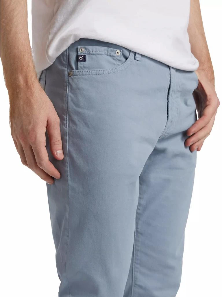 AG Jeans Everett Stretch Cotton Mid-Rise Straight-Leg Jeans 6