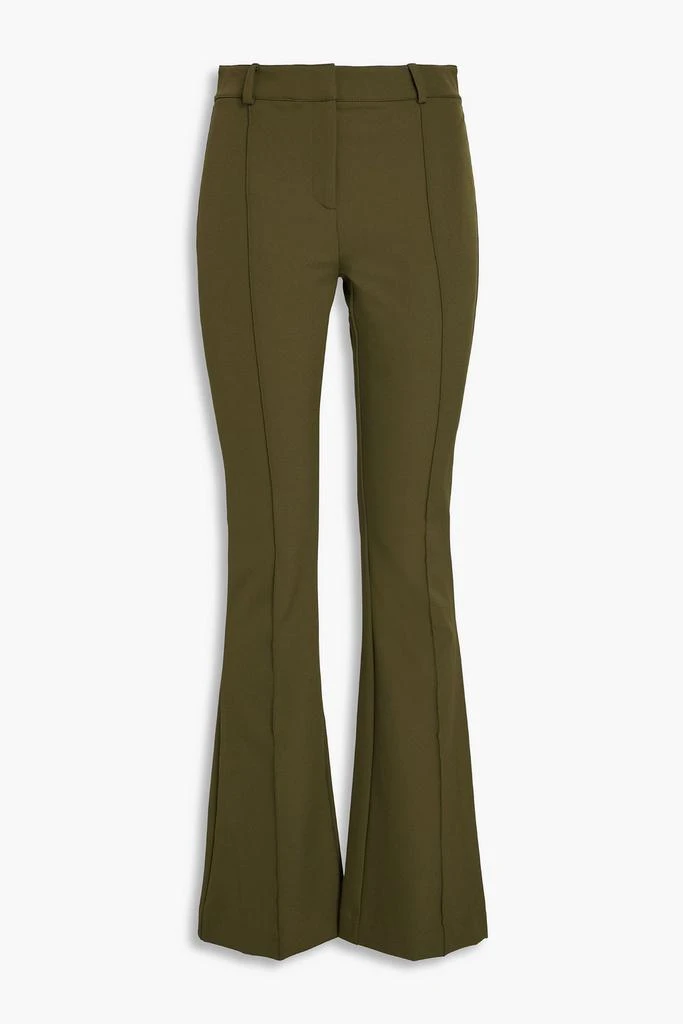 VERONICA BEARD Hibiscus stretch-crepe flared pants 1