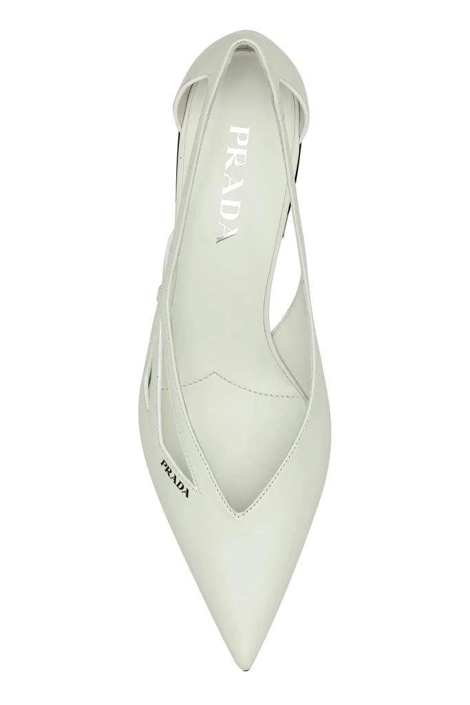 Prada White leather pumps 3