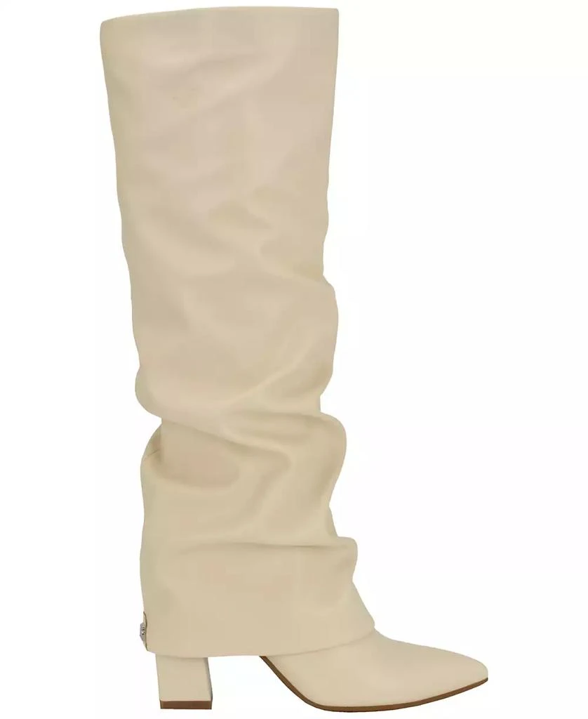 GUESS Women's Geima Knee-High Foldover Slouch Boots 2