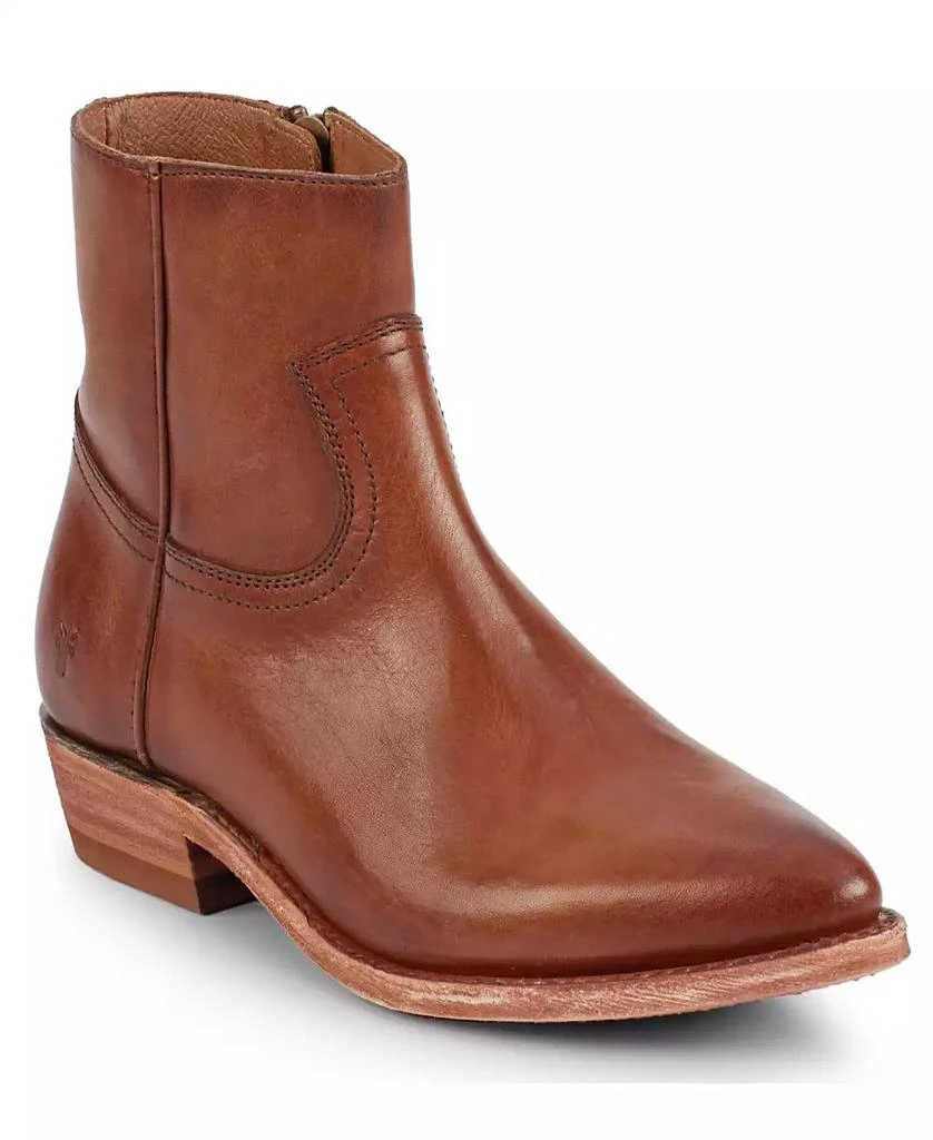 Frye Women's Billy Block Heel Leather Booties 1