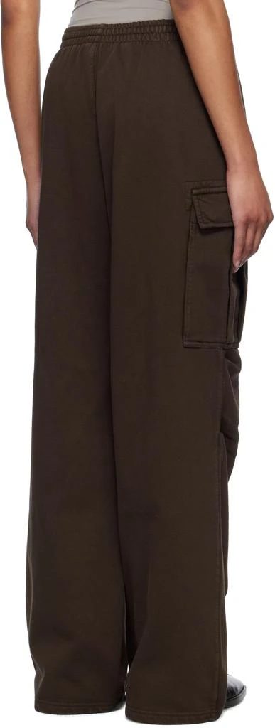 SKIMS Brown Boyfriend Fleece Cargo Lounge Pants 3