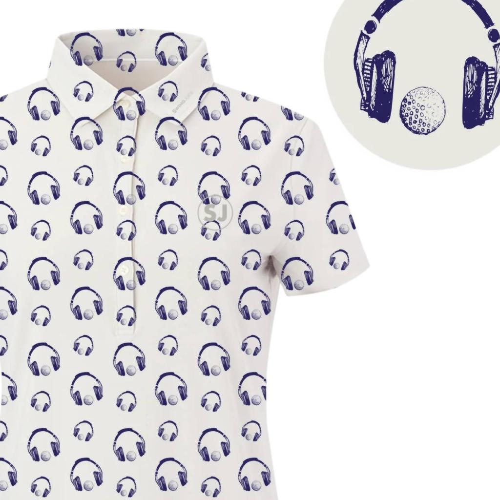 SwingJuice Women's Golf & Hip Hop Polo In Cloud