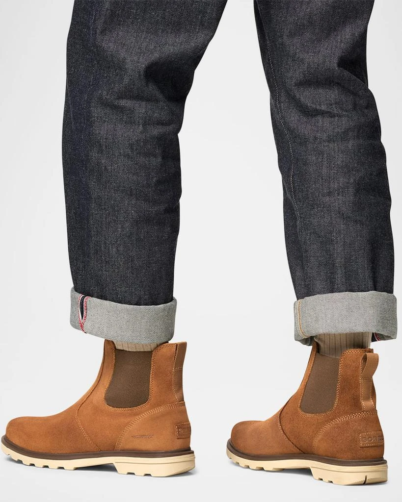 SOREL Men's Carson™ Waterproof Suede Chelsea Boots 6