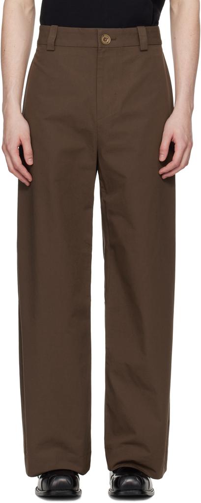 pet-tree-kor Brown Erosion Trousers