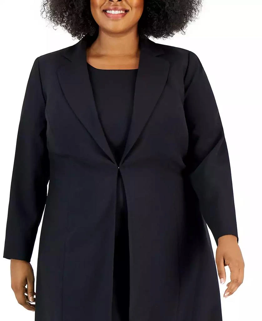 Le Suit Plus Size Topper Jacket & Sheath Dress Suit 3