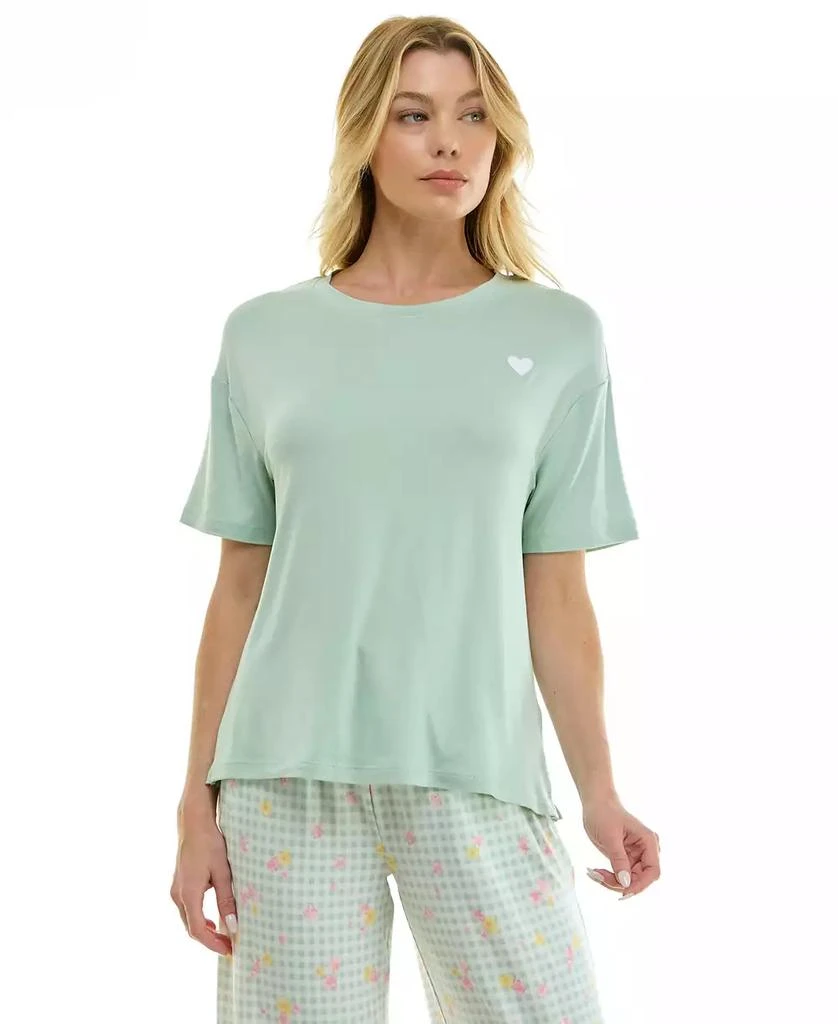 Roudelain Women
s Drop Shoulder Crew Neck Top