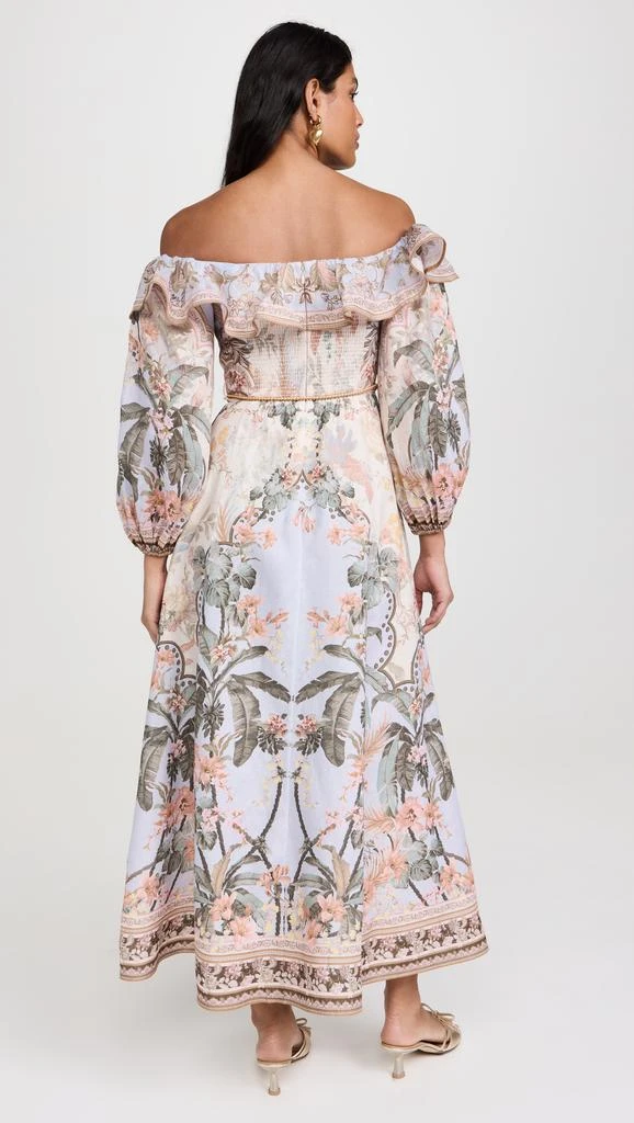 Zimmermann Wylie Off-Shoulder Midi Dress 3