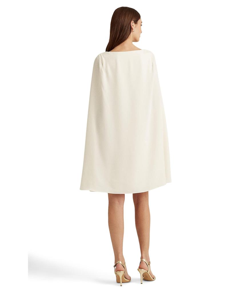 LAUREN Ralph Lauren Cape Georgette Cocktail Dress