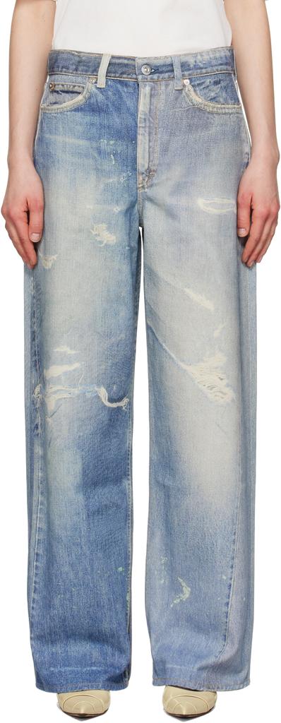 Our Legacy Blue Full Cut Jeans