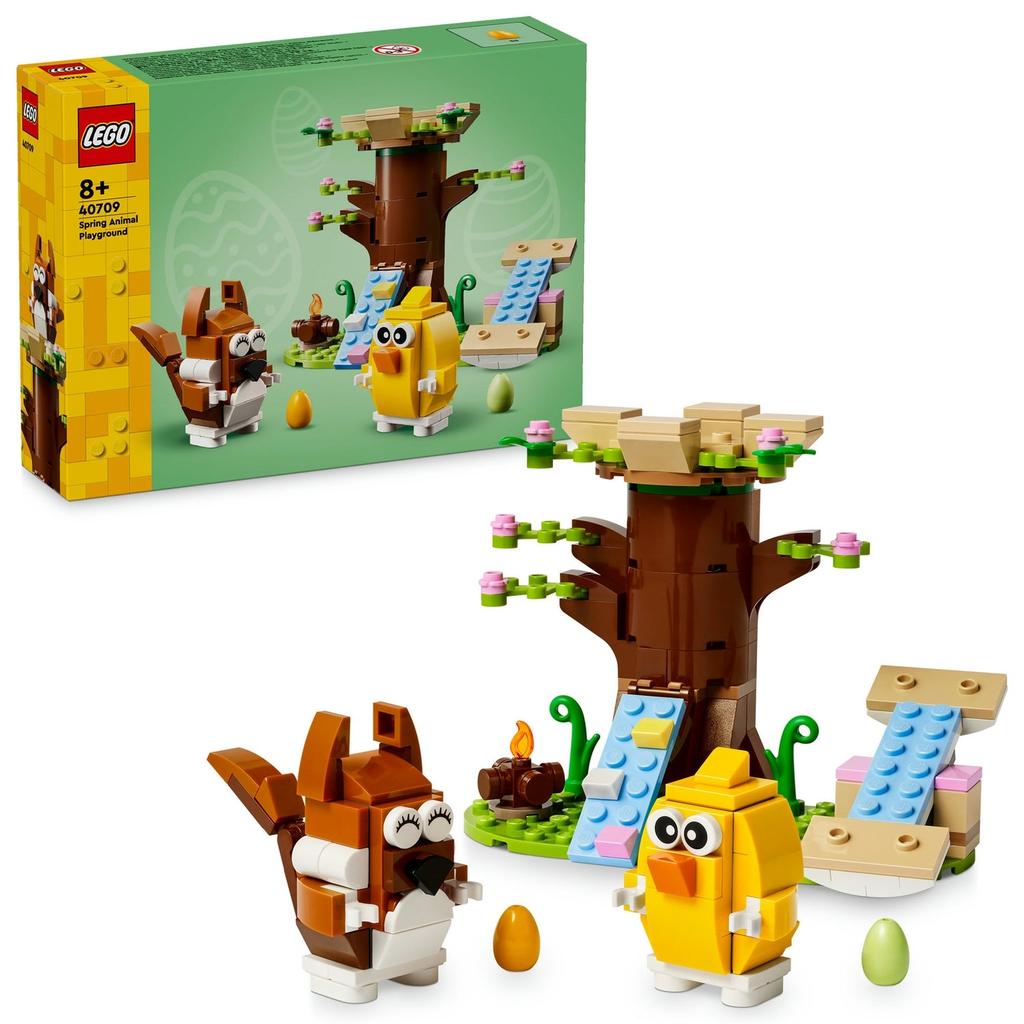 undefined LEGO Spring Animal Playground Set with Toy Tree-House 40709