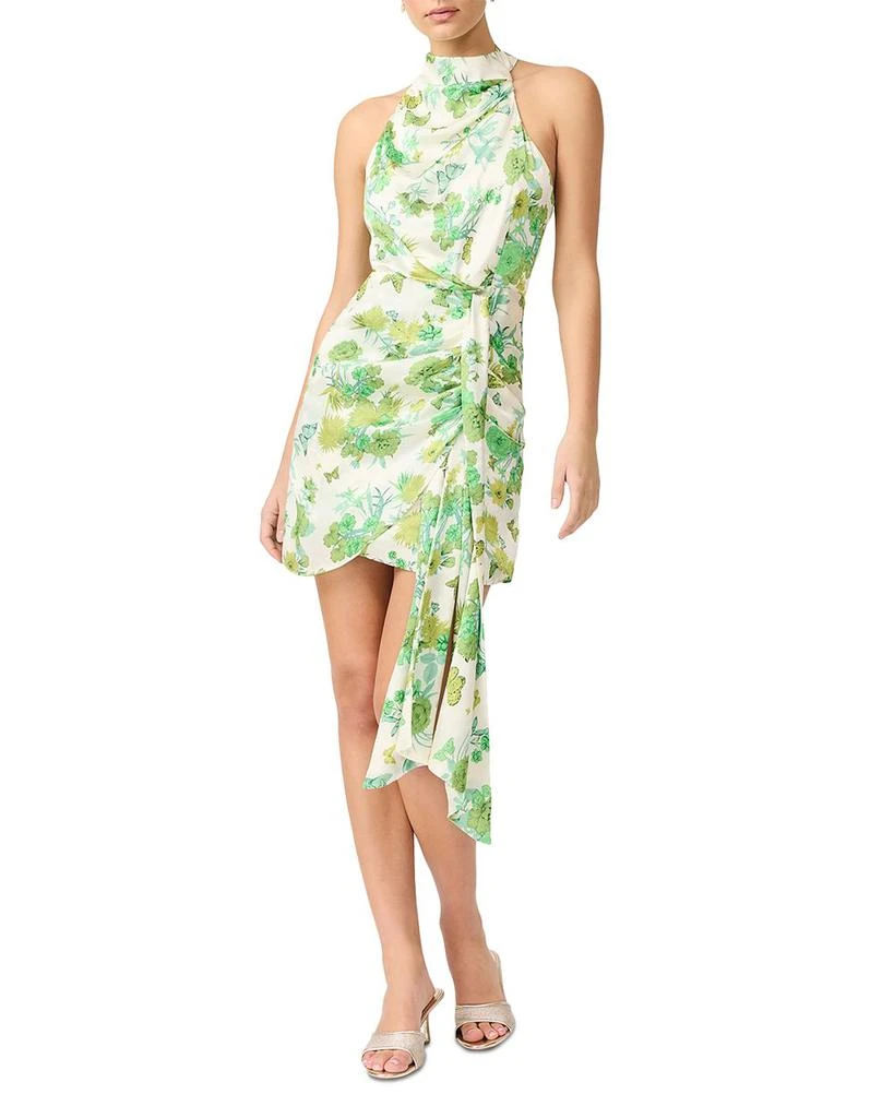 Elliatt Tess Printed Halter Mini Dress 4