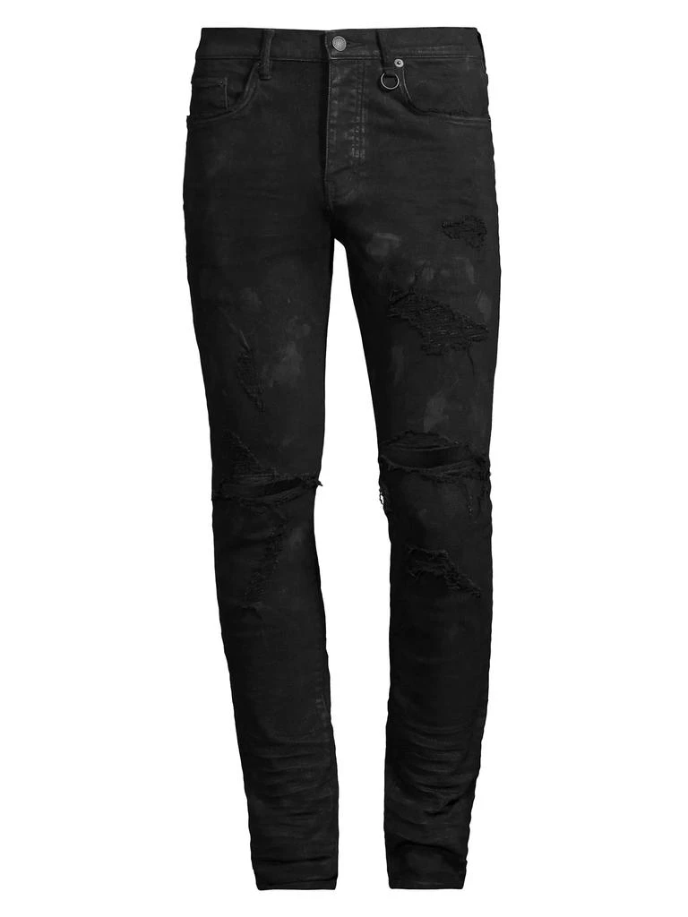 Purple Brand Stretch Destroyed Slim-Fit Jeans 1
