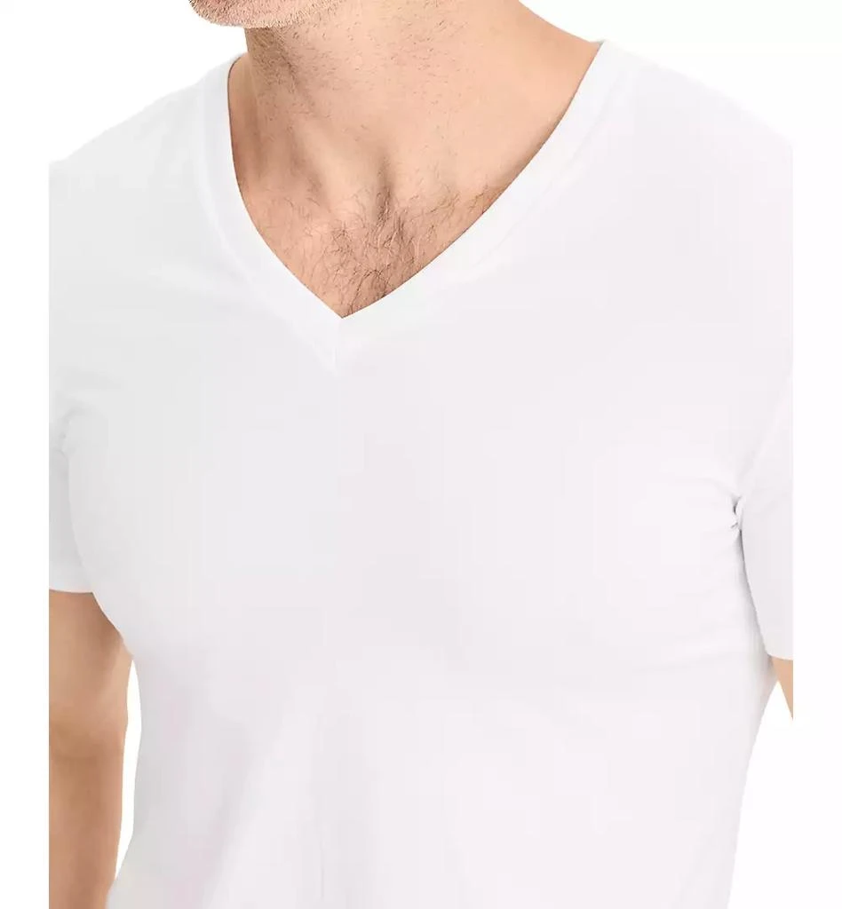 Jockey Men's Smooth Fit Stretch V-Neck T-Shirts, Pack of 3 4