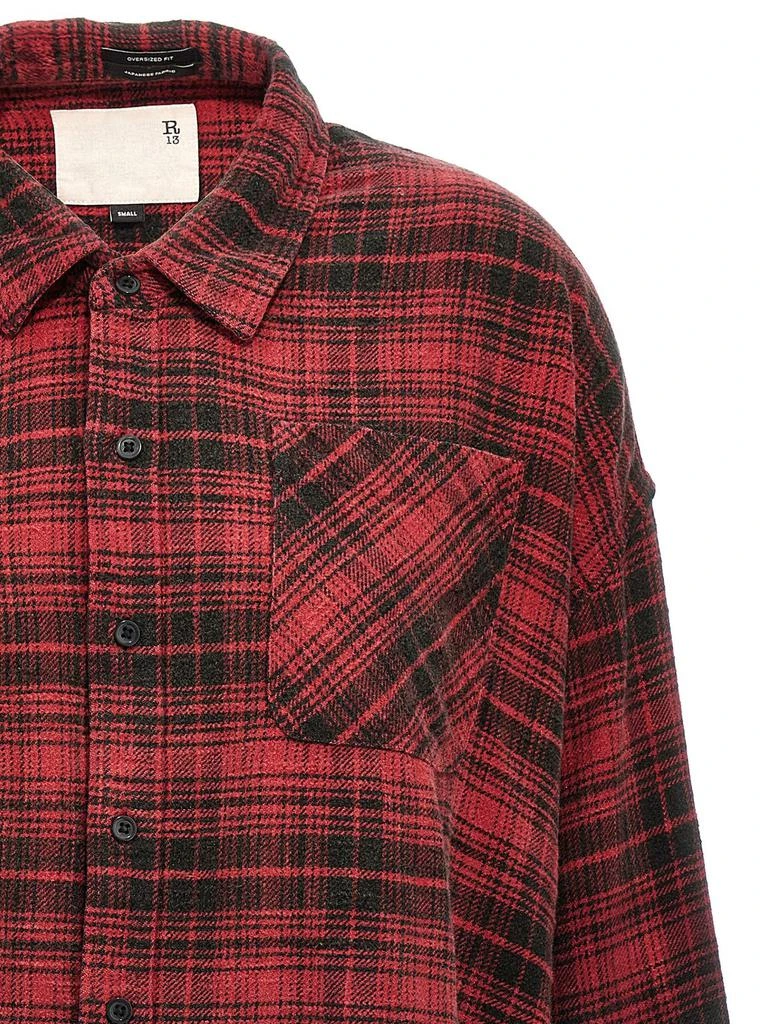 R13 R13 Checked Degrade Shirt 3