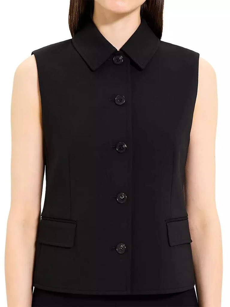 Theory Tailored Wool-Blend Vest 6