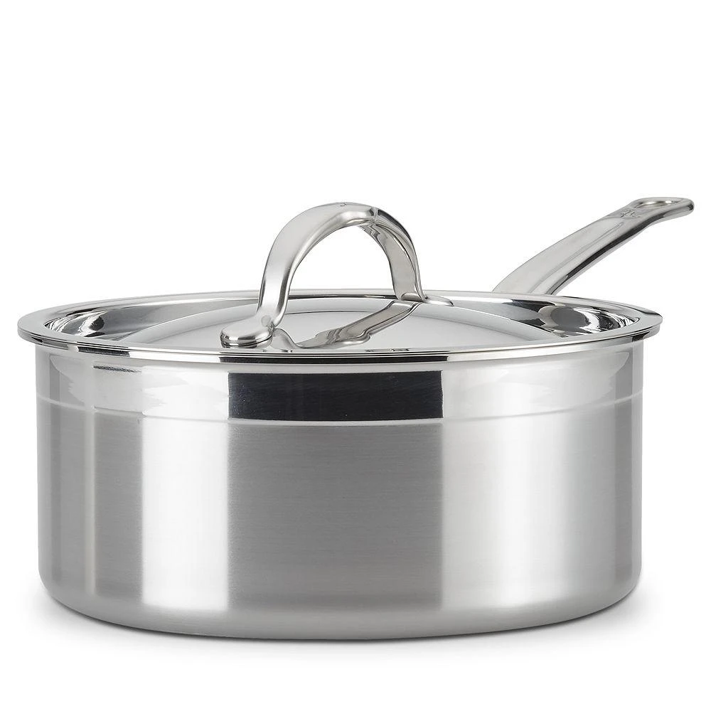 Hestan ProBond® Forged 3-Quart Professional Clad Stainless Steel Saucepan with Lid 5