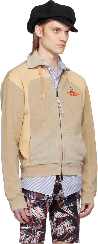 Gray & Beige Alien Track Jacket – On Sale Now with Up to 44% Off