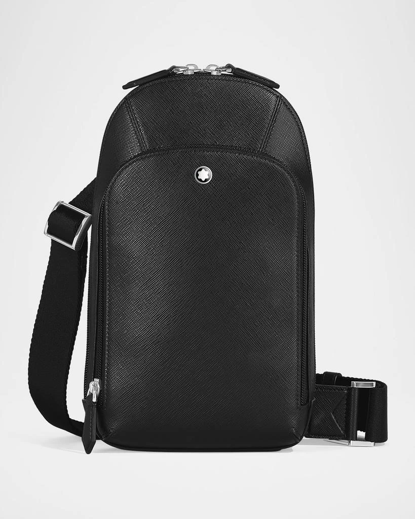 MontBlanc Men's Sartorial Leather Sling Bag 1