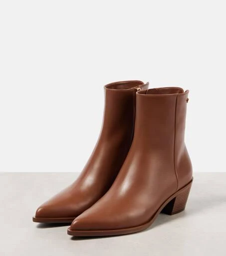 Gianvito Rossi Kinney 45 leather ankle boots 4