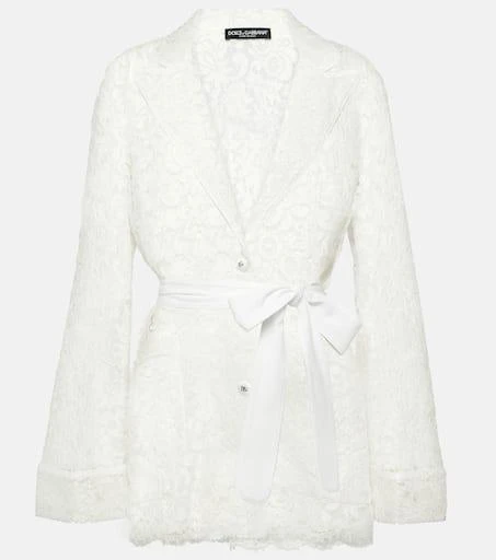 Dolce 
Gabbana Bow-detail lace jacket 1