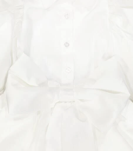 Caroline Bosmans Gloss bow-detail ruffled dress 3