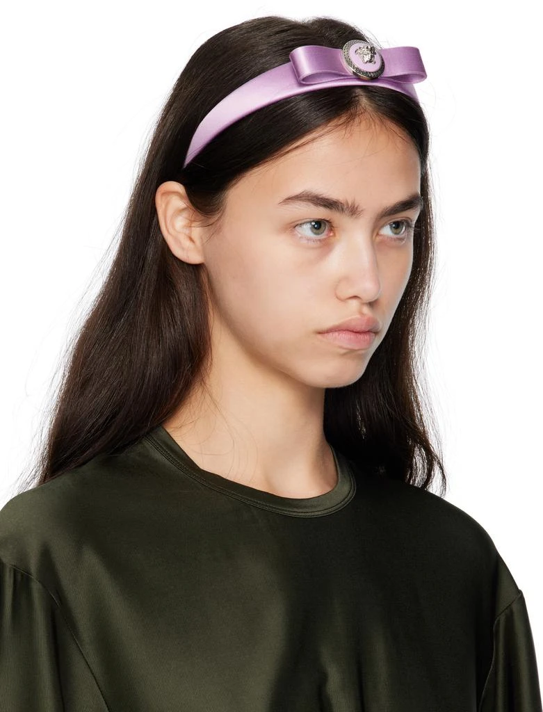 Shop Purple Gianni Ribbon Headband on Sale at BeyondStyle  display picture 1