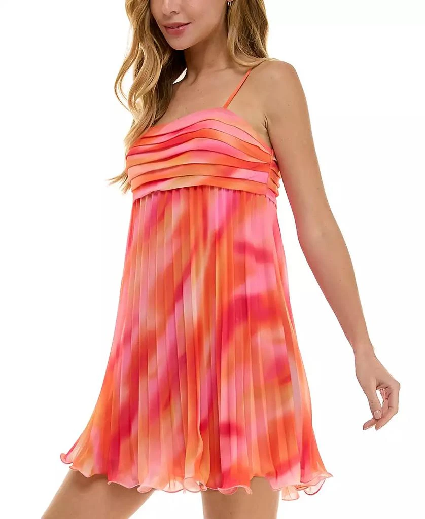 SENI & CADE Juniors' Pleated Mini Dress 2