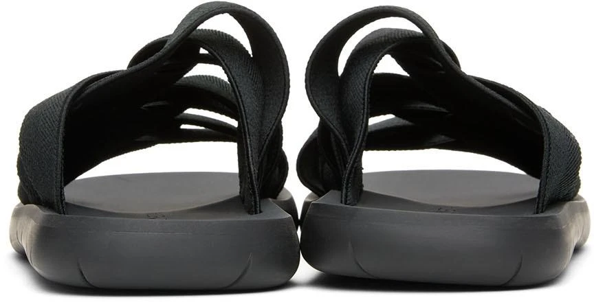 Bottega Veneta Black Plat Sandals 2