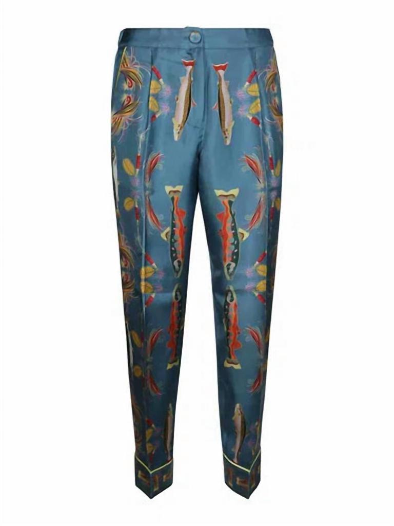 Franco Ferrari Franco Ferrari - Women's Fish Silk Pants