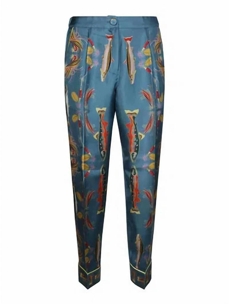 Franco Ferrari Franco Ferrari - Women's Fish Silk Pants 1