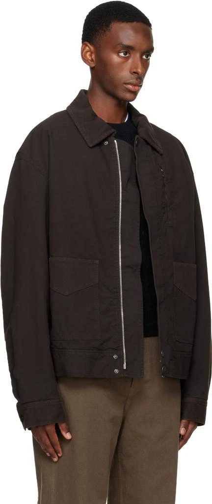 Dries Van Noten Brown Insulated Jacket 2