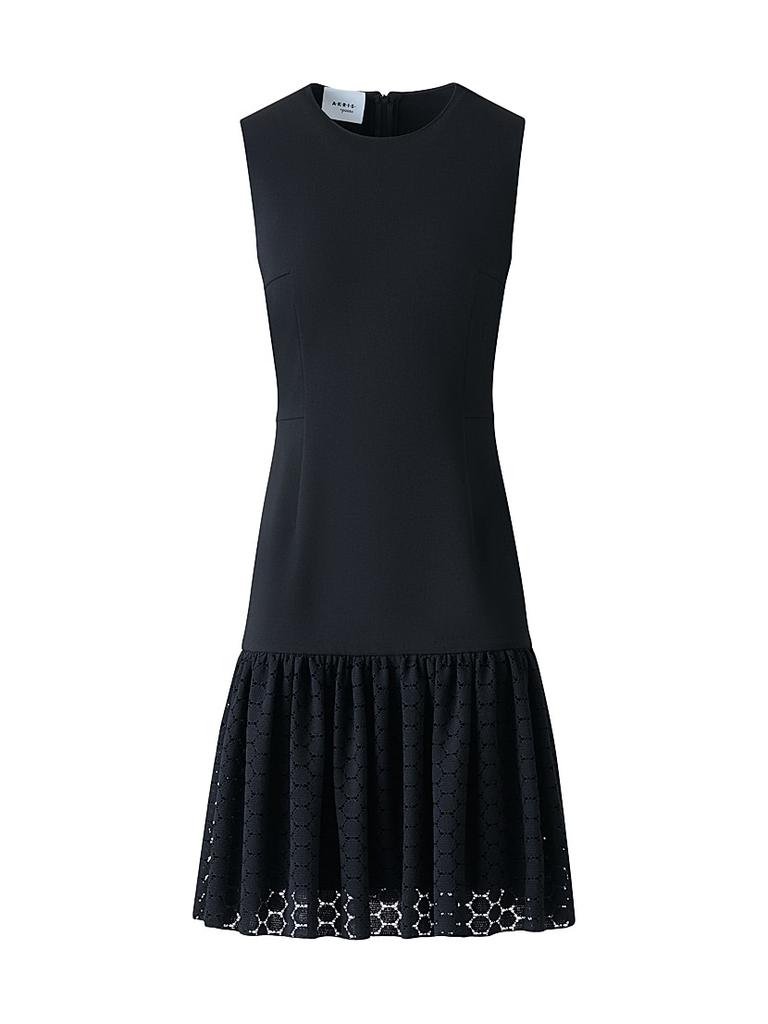 Akris Dot Lace Flare Dress