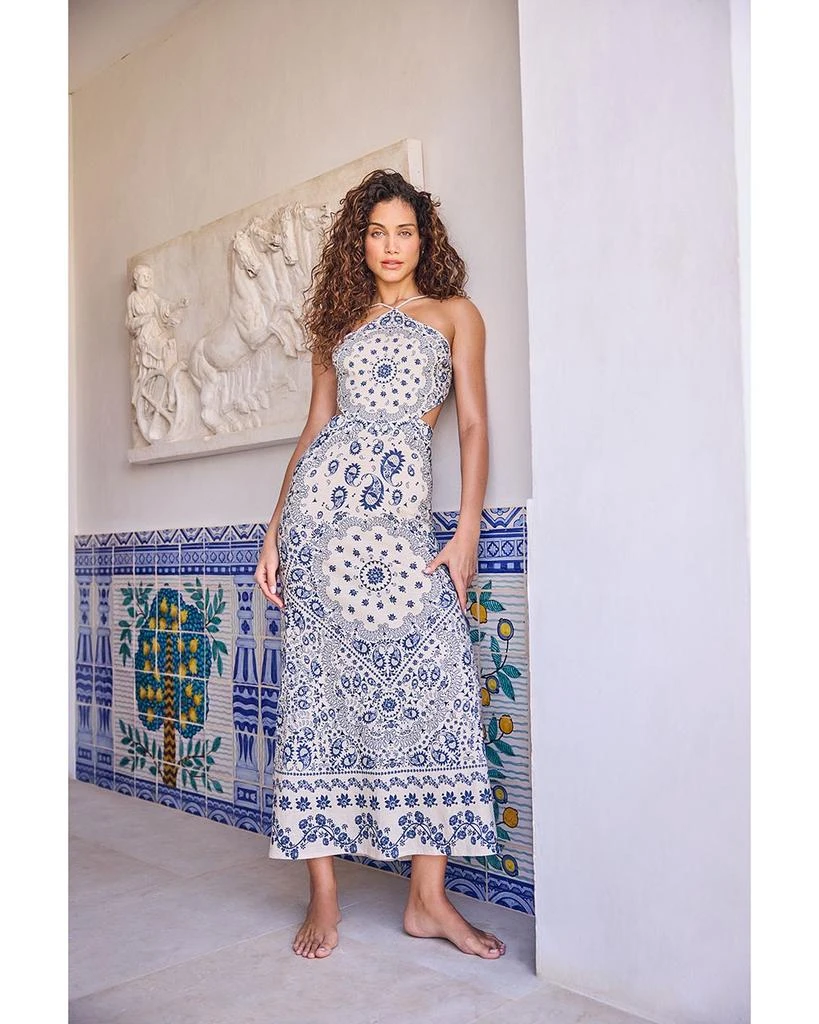 Agua Bendita Indira Atma Printed Cover-Up Dress 3
