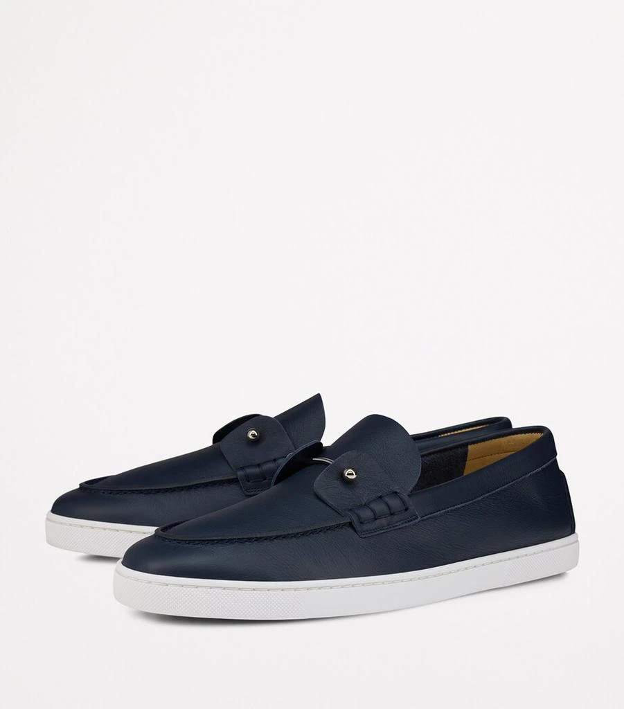 Christian Louboutin Chambeliboat Calf Leather Boat Shoes 2
