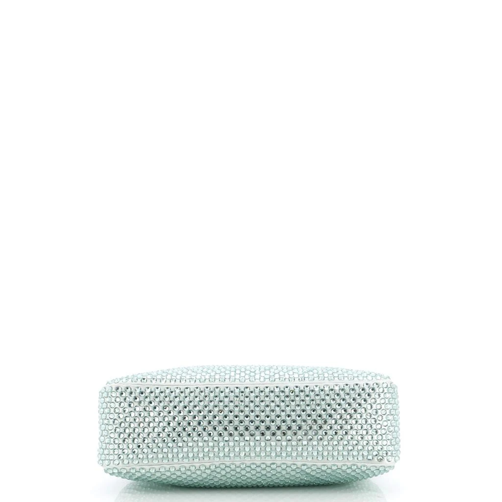 Prada Re-Edition 2000 Hobo Crystal Embellished Satin Mini 4