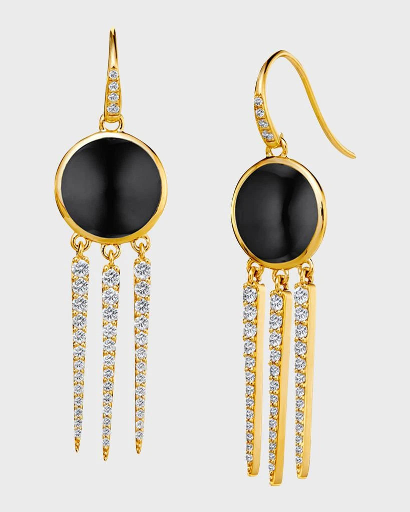 Syna Chakra Dream Catcher Chrysoprase Earrings 1
