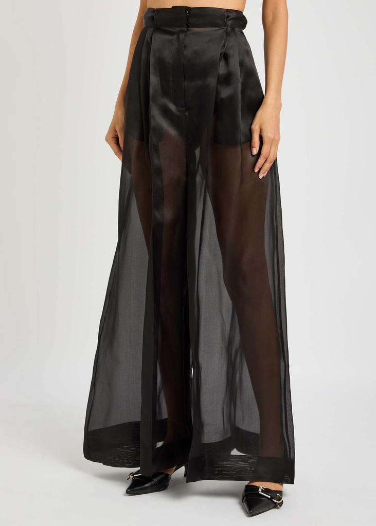 A.W.A.K.E MODE Wide-leg organza trousers