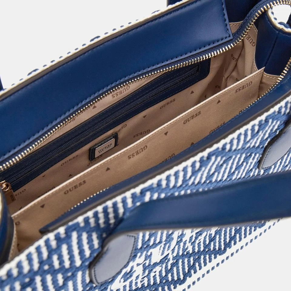 GUESS Guess Silvana Mini Woven Tote Bag 4